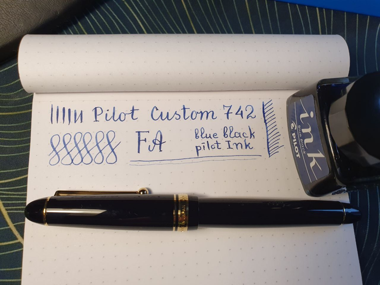 I!! Pilot Custom 742 Blue black pilot Ink in PILOT